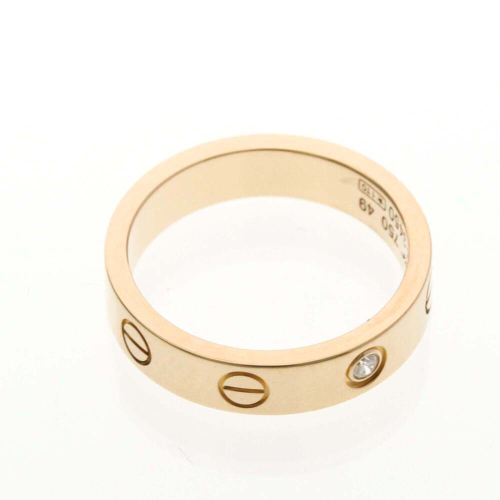 CARTIER Authentic 18k Gold Diamond Love Ring - Picture 9 of 10
